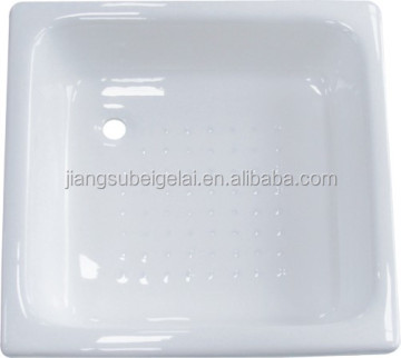 Budget-Friendly Square Cast Iron Shower Pan