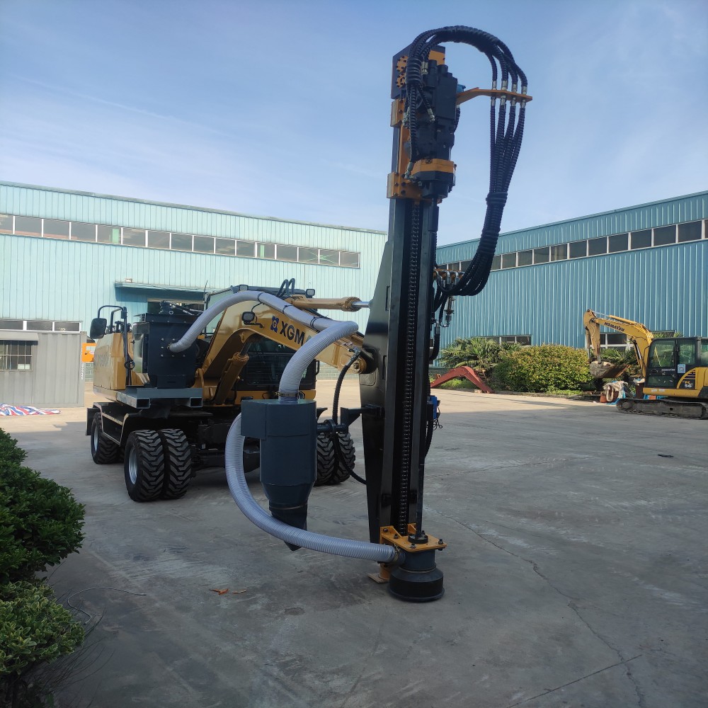WGZJ-45 hydraulic drilling rig for road digging and grouting9