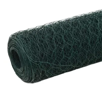 Hot Selling 3/8 Inch Green PVC Hexagonal Chicken Wire Mesh with Cutting Service