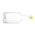 500 ml Glaswodka Brandy -Flasche mit Korkoberteil