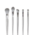 Bling Bling 5 Pcs Làimhseachadh fiodh Makeup Brushes