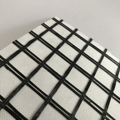 Glasvezel Geogrid Composiet PP / PET Geotextiel