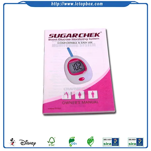 Good Quality Manual Instruction Book