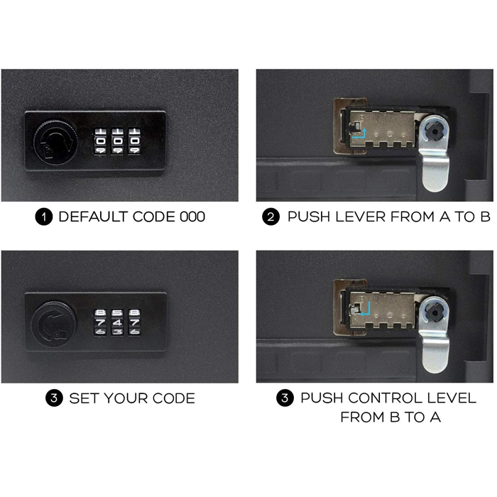 Steel Combination Lock Key box