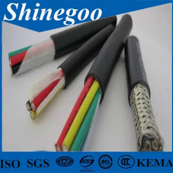 Electronic computer for twisted shielded control cable