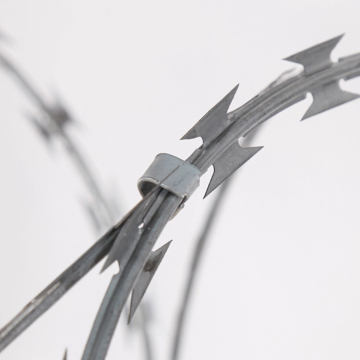 Factory Supply CBT-65/60/25 BOT-15/30 Razor Wire Garden Fence Barbed Wire Galvanized Steel