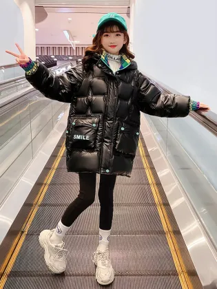 Children's Casual Warm Short Down Jacket