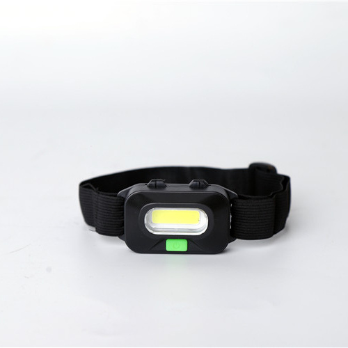 COB Headlight with 3AAA batteries 5 lighting modes
