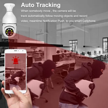 v380pro Wireless 360 Degree Bulb Camera
