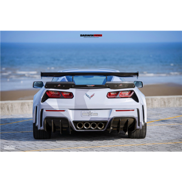 DarwinPRO BKSS STYLE REAR DIFFUSER For Chevrolet Corvette C7 Z06