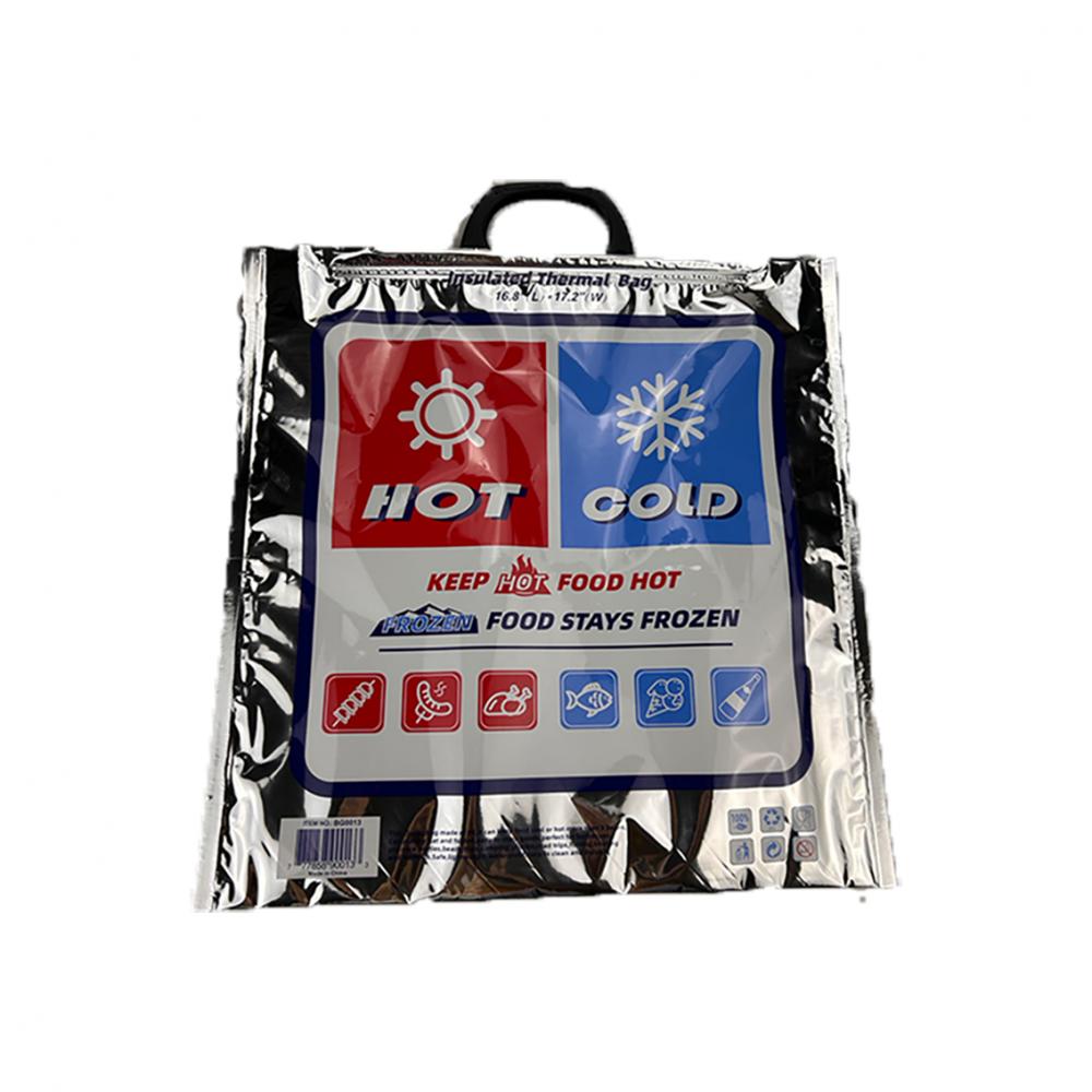 Hot Cold Aluminum foil Thermal Bag With Handle