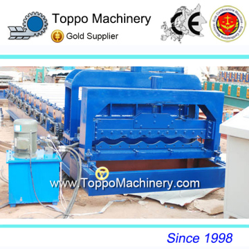 High Quality Aluminum Roofing Step Tile Machine