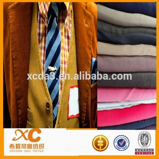 16w cotton corduroy suit fabric,china corduroy textile