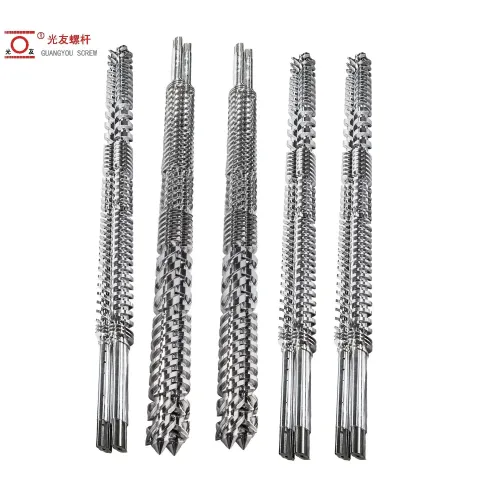 Mataas na wear resist extruder screw at bariles