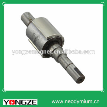 Strong permanent neodymium arc magnet in motor.
