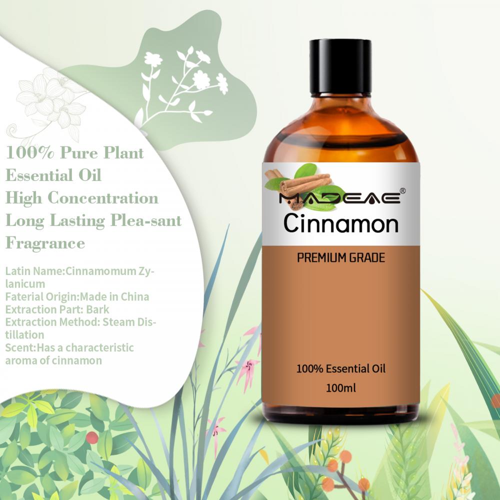 Natural Pure Cinnamon Leaf Bark Extracto esencial de aceite de canela en venta