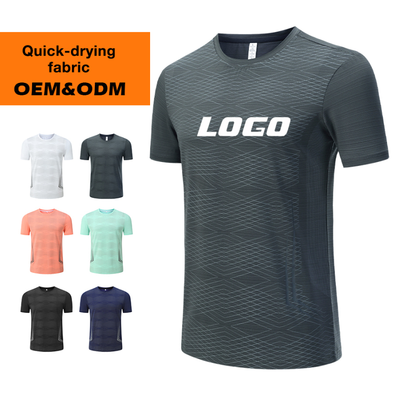 Breathable White Tee Shirt for Gym Training