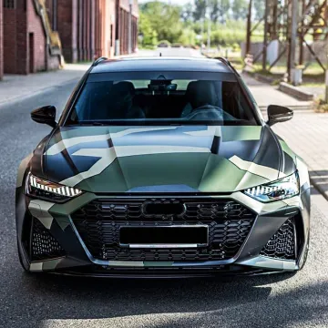 PP Material Automotive Body Kit for Audi A6 2019-2022 RS6 Style Honeycomb Grille Accessories Upgrade