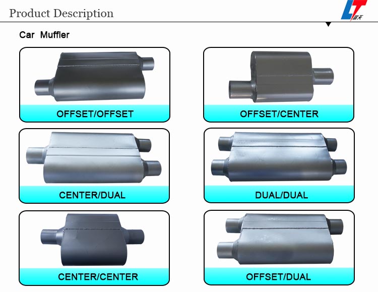 Universal aluminised car muffler