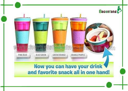 Snackeez 2-in-1 Snack & Drink Cups Fruits Cups