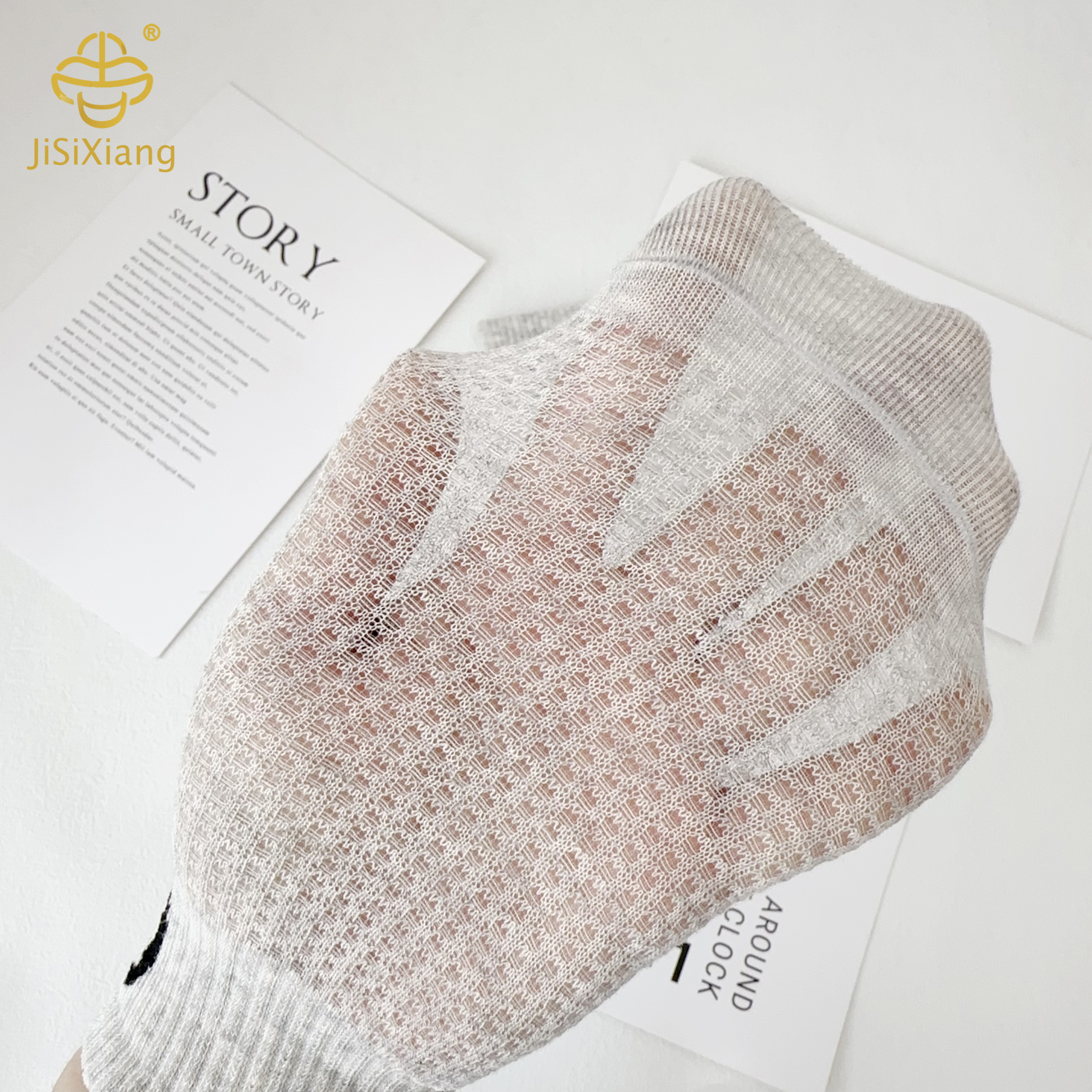 手紙の短い靴下、ビッグチルドレンズスポーツソックス、ホールソックス