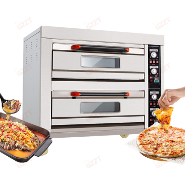 Lò nướng bánh công nghiệp: Thiết bị nướng gas điện thương mại bằng thép không gỉ