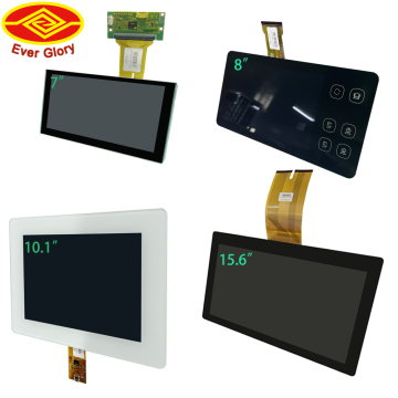 Customizable 15.6 Inch Full HD (1920x1080) Capacitive Touchscreen Display Module with 10 Touch Points, IP65 Waterproof Rating