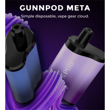 Оптовая мета -одноразовая вейп Gunnpod