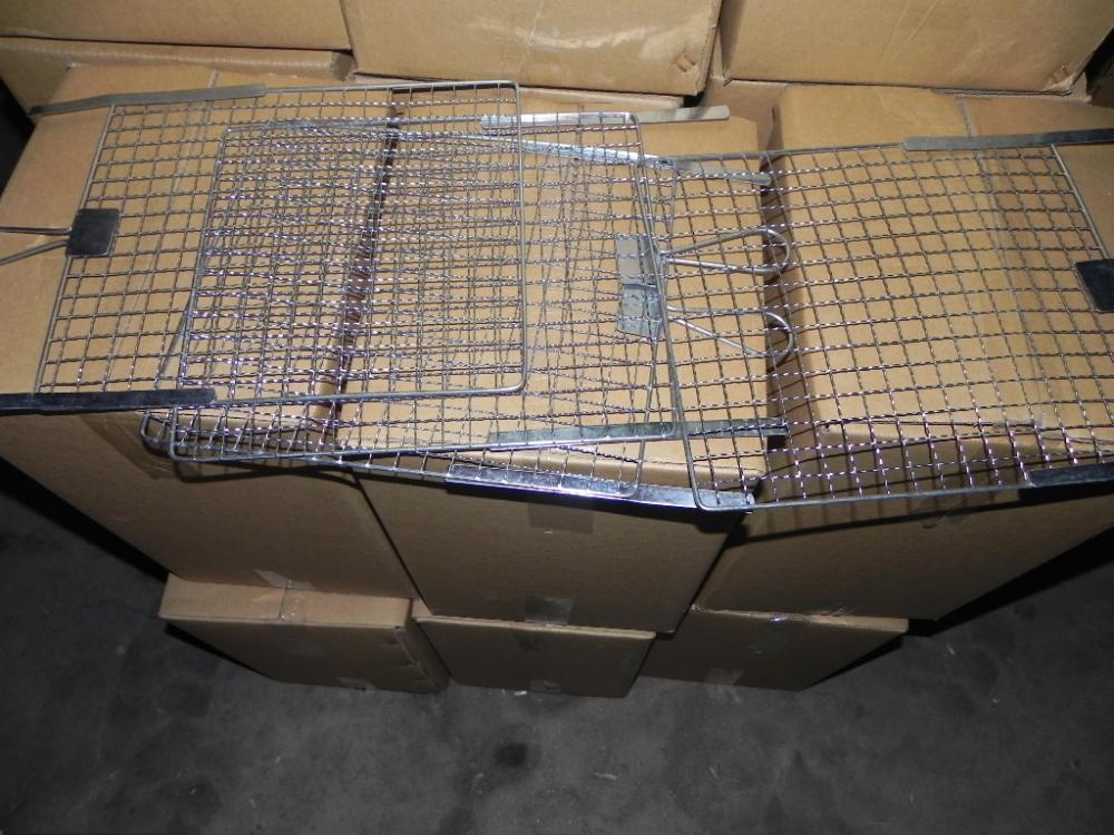 Rostfritt stål BBQ Mesh Grill Net BBQ Fish Meat Net Korean BBQ Wire Mesh rostfritt/grill grill koreansk grillplatta