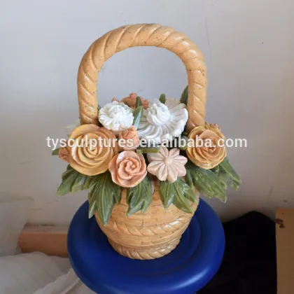 Factory design garden decoration custom plant pot stone little flower pot