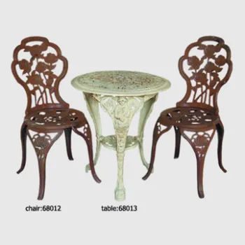 Cast iron garden patio set
