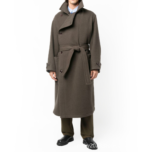 OEM Customized Winter Coats new style men's coats wool formal long coat for men