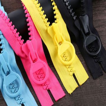 Thanh trượt Zipper màu sắc tươi sáng cho túi