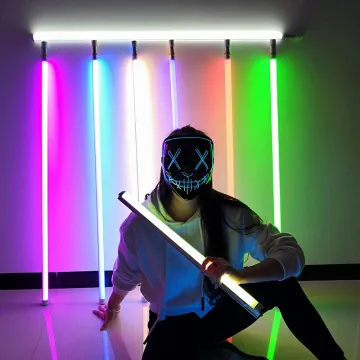Portable Rechargeable RGB Color Changing Smart LED Tube Light T8 for Dance Floor