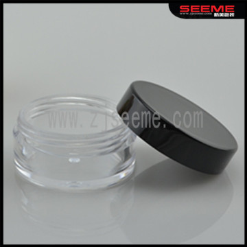 wholesale custom 10g round shape plastic jar container and cap