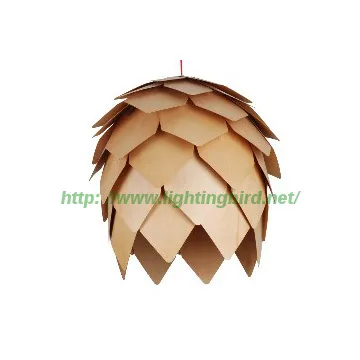 Contemporary Indoor Wooden Pendant Lamp / hanging Lights