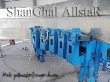 Spiral steel silo roll forming machine