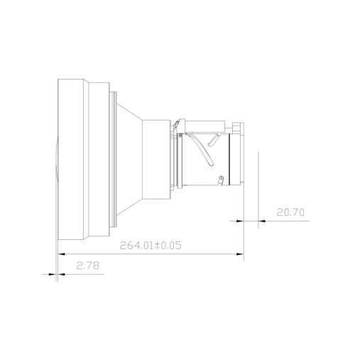 MWIR मोटराइज्ड ज़ूम लेंस