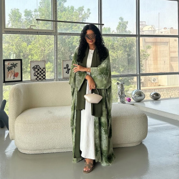 تابستانی گل ابریشمی اوپن Abaya