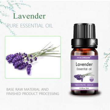 Óleo essencial de lavanda 10 ml de óleo de lavanda para a pele do sono para cabelos