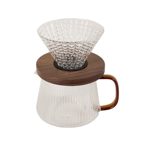 REDA Strawberry glass V60 Pour Over set