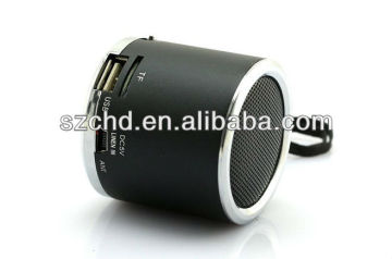 black micro USB music player mini speaker portable FM radio stereo PC Mp3
