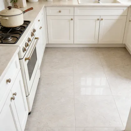 Glossy Marble Flooring Material for Elegant Floors