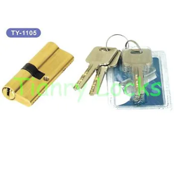 Brass Lock Cylinders Two-Sided With Computer Keys