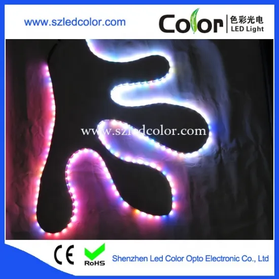 Smart led strip Magic color DC5V DMX512 led strip 32leds/m Digital rgb 5m/roll