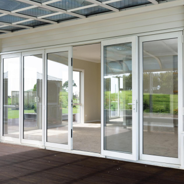 Lingyin Construction Materials Ltd Sistema porta pieghevole di alta qualità per porte in alluminio trasparente