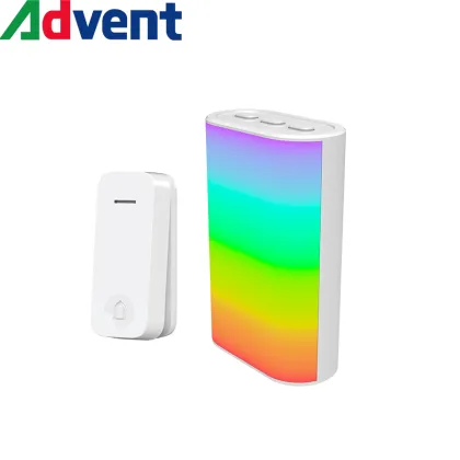 Color Light Doorbell Wireless with 32 Ringtone Chime