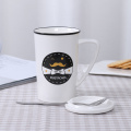 mustache ceramics mug