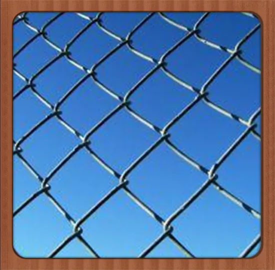 PVC-coated wire chain link fence