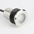 1W de aço inoxidável DC12V 24V spot downlight